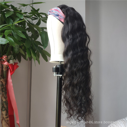 Head band wig headband wig with headband  kinky headband wigs
